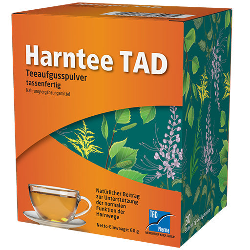 Kidney gravel treatment, lower urinary tract disease, HARNTEA TAD Sticks tea infusion powder