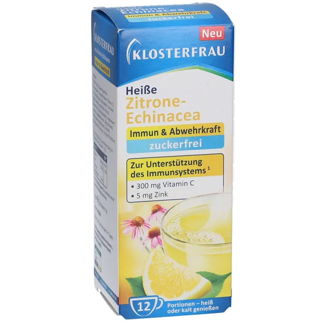 Klosterfrau Hot Lemon-Echinacea Sugar-Free Granules 12 x 4 g