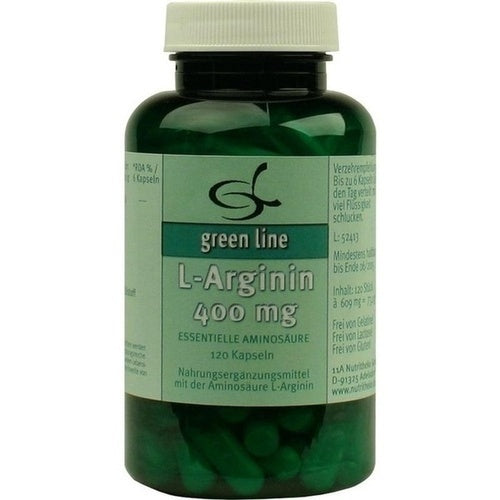 L-ARGININE 400 mg Capsules 11 A 120 count