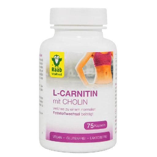 L-CARNITINE WITH CHOLINE RAAB capsules ELIVERA UK L-CARNITINE WITH CHOLINE RAAB capsules ELIVERA UK