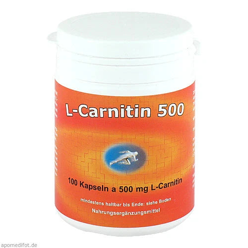 L-Carnitine Capsules 500 mg 100 Capsules