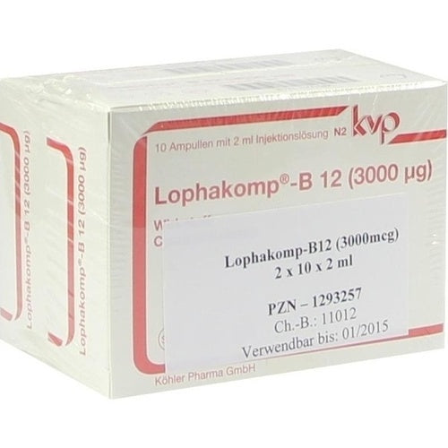 LOPHAKOMP vitamin B12 3,000 µg solution for injection