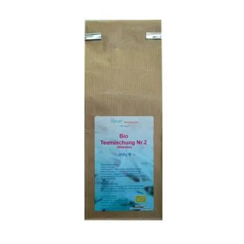 Liquorice root, rooibos tea, artichoke, barberry, oak bark, Organic Tea Blend No. 2