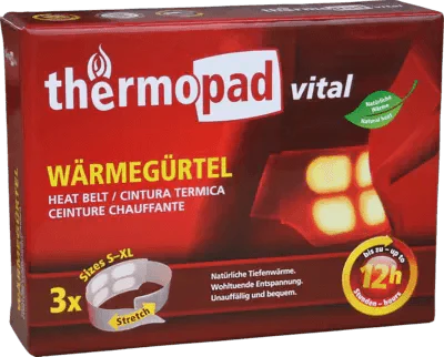 Lower back pain, upper back pain, THERMOPAD heat belt UK