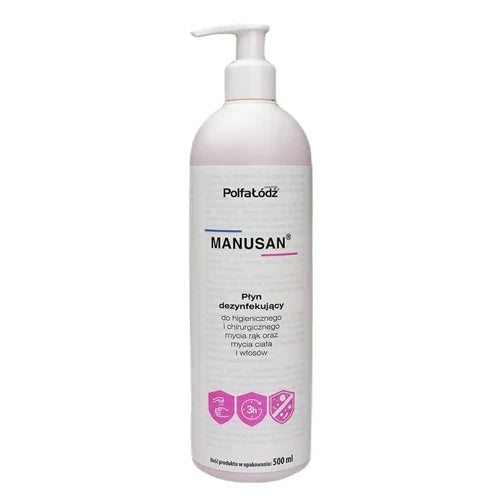 MANUSAN with pump liquid 500ml UK