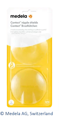MEDELA Nipple Shield Contact L w. storage box UK