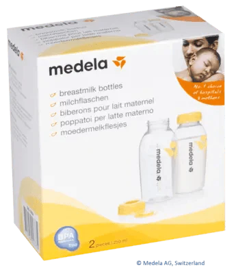 MEDELA milk bottle set 250 ml UK