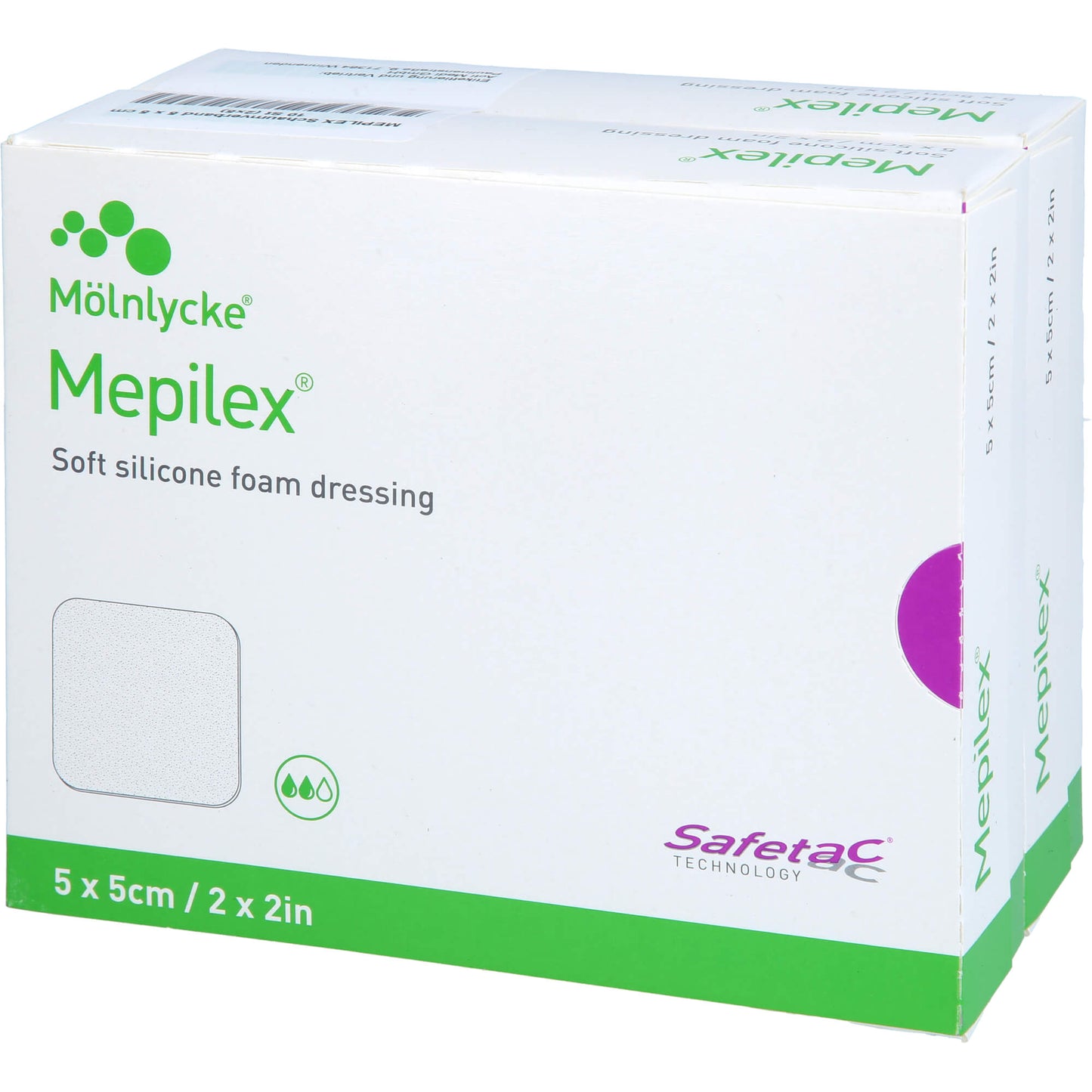 MEPILEX 5x5 cm foam dressing