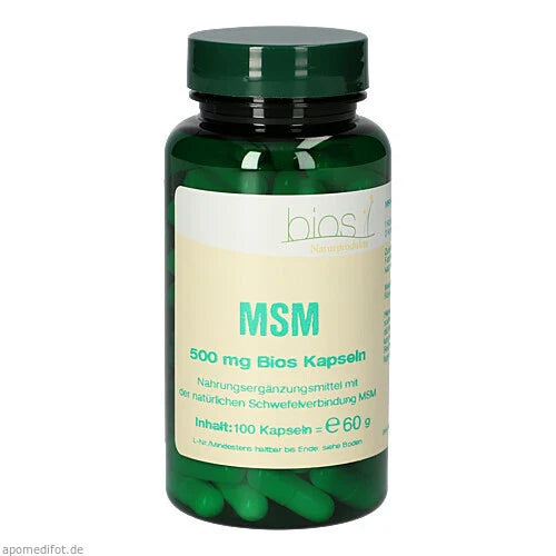 MSM 500 mg Bios Capsules 100 count