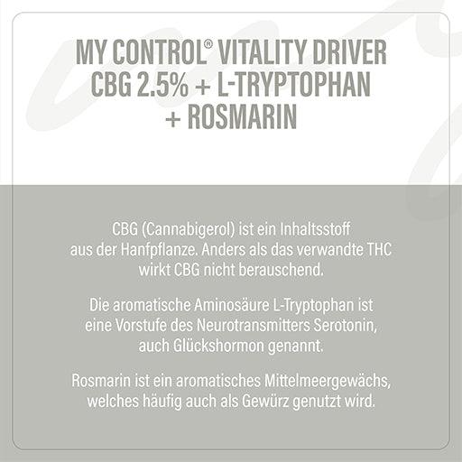 MY CONTROL Vitality CBG+L-Tryptophan+Rosemary Spray