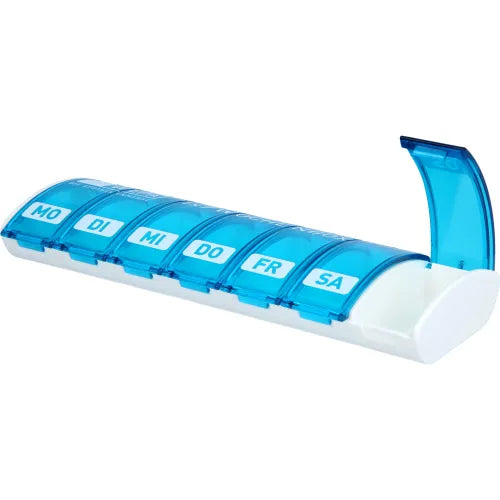 Medication box, WEPA 1x7 weekly box UV protection+ turquoise