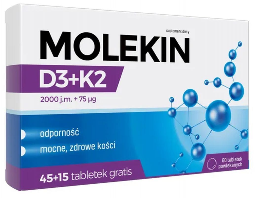 Molekin D3 + K2 60 tablets