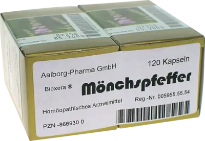 Monk's Pepper, vitex agnus castus BIOXERA capsules UK