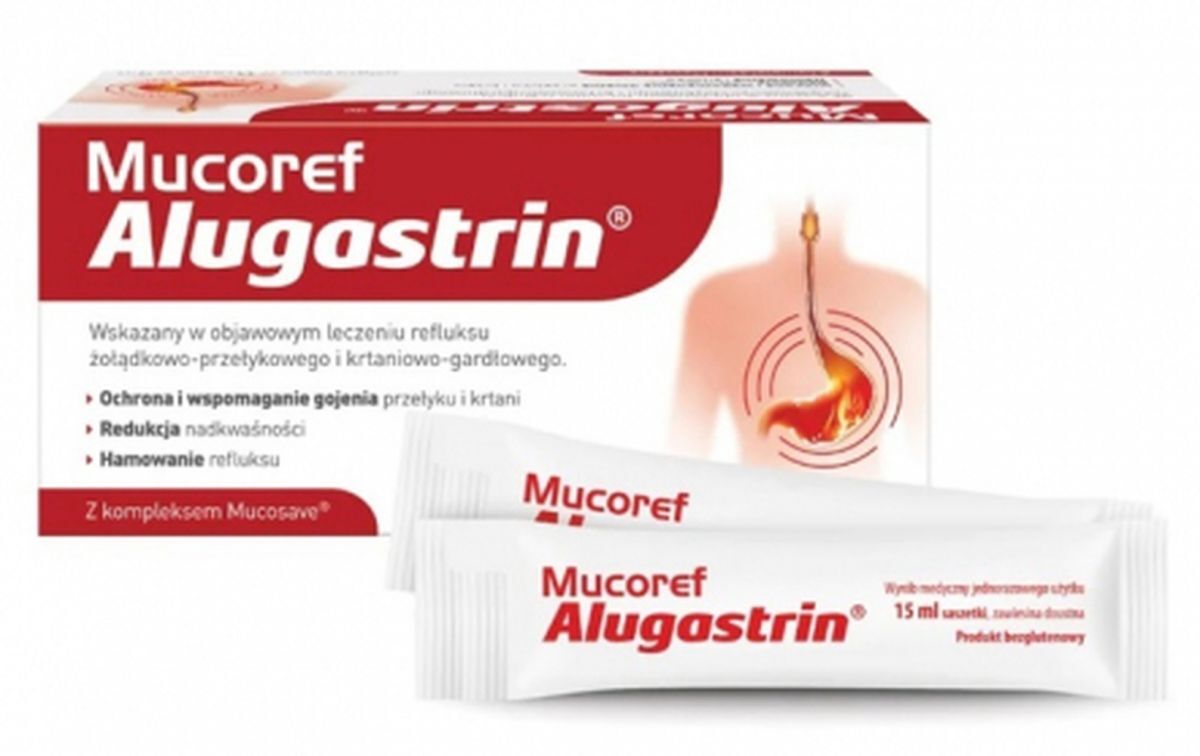 Mucoref Alugastri 15 ml 14 sachets