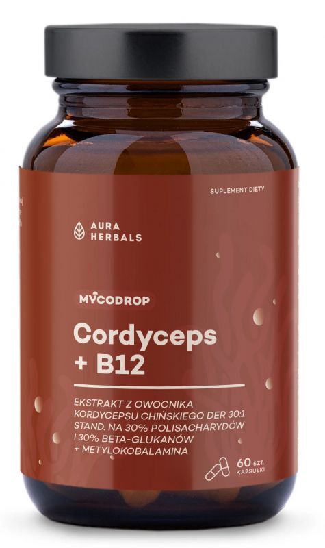 Mycodrop Cordyceps 30% Beta-Glucan + Vitamin B12