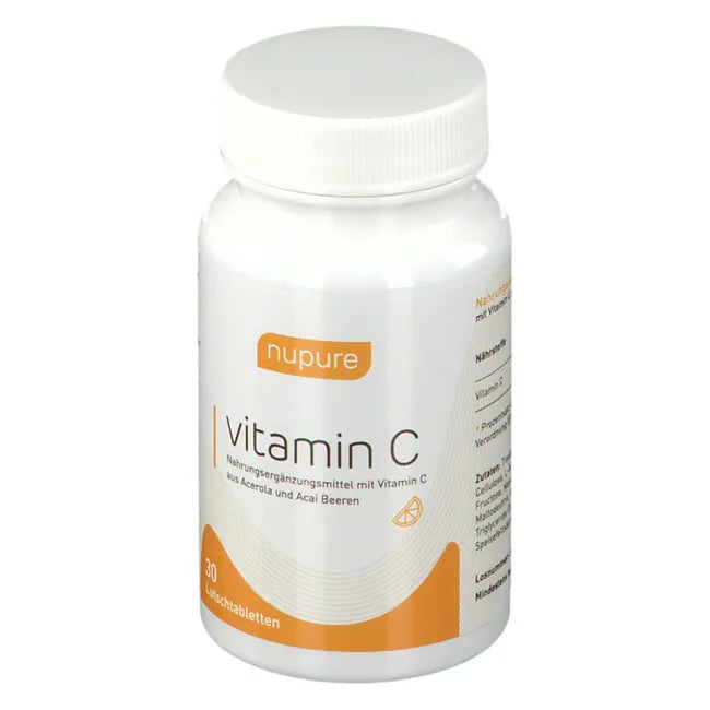NUPURE vitamin C lozenges Acerola & Acai