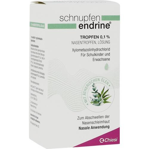 Nasal drops, COLD ENDRINE 0.1%, levomenthol, eucalyptus oil