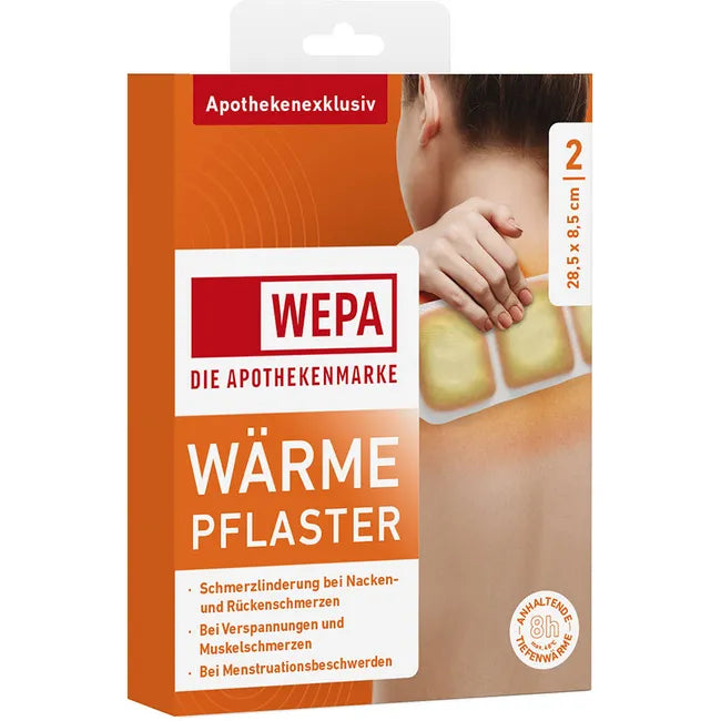 Neck pain relief, HEAT PATCHES Neck, Back 8.5x28.5 cm