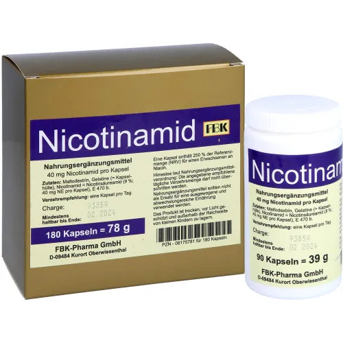 Nicotinamide, niacin capsules Austria
