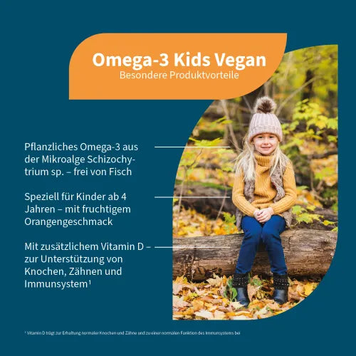 OMEGA-3 KIDS vegan 250mg DHA with orange liquid 100 ml - 6