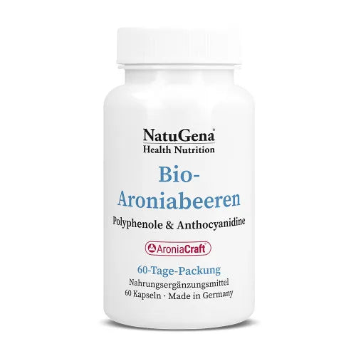 ORGANIC ARONIA BERRIES 500 mg Polyphenols 60 pcs