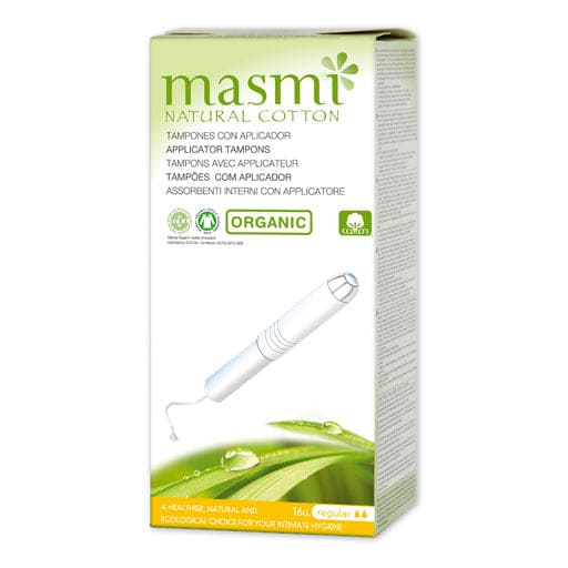 ORGANIC TAMPONS Classic with applicator 100% organic cotton MASMI UK