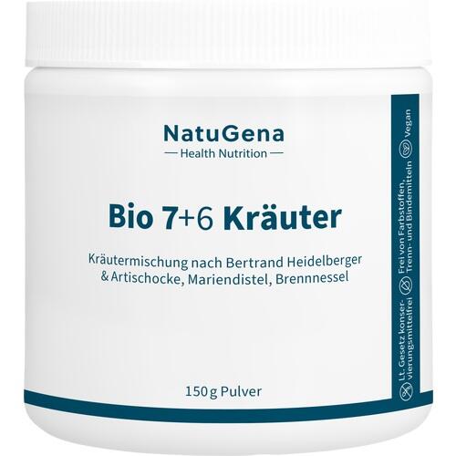 ORGANIC 7+6 herbs artichoke+milk thistle vegan powder 150 g