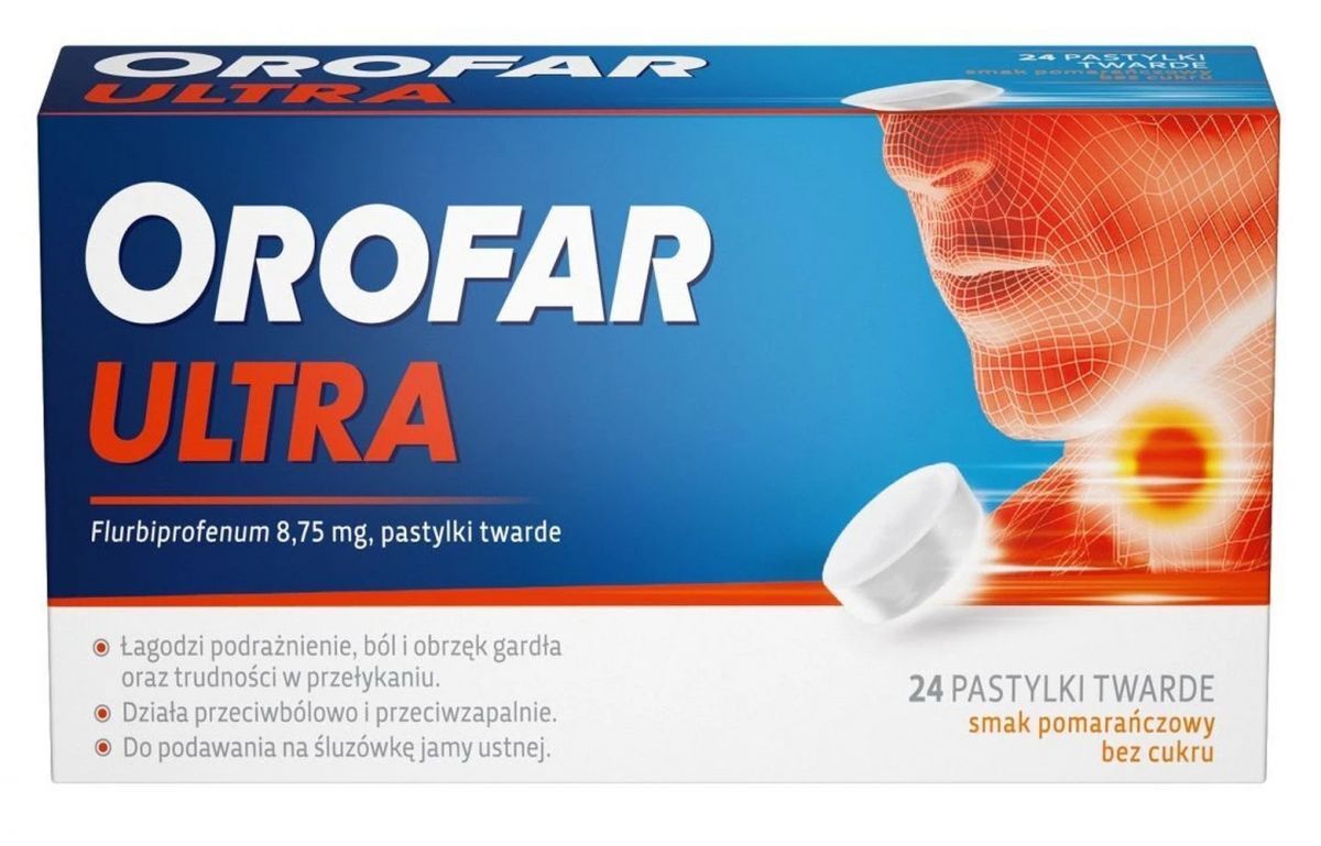 Orofar ULTRA 8.75 mg 24 hard lozenges