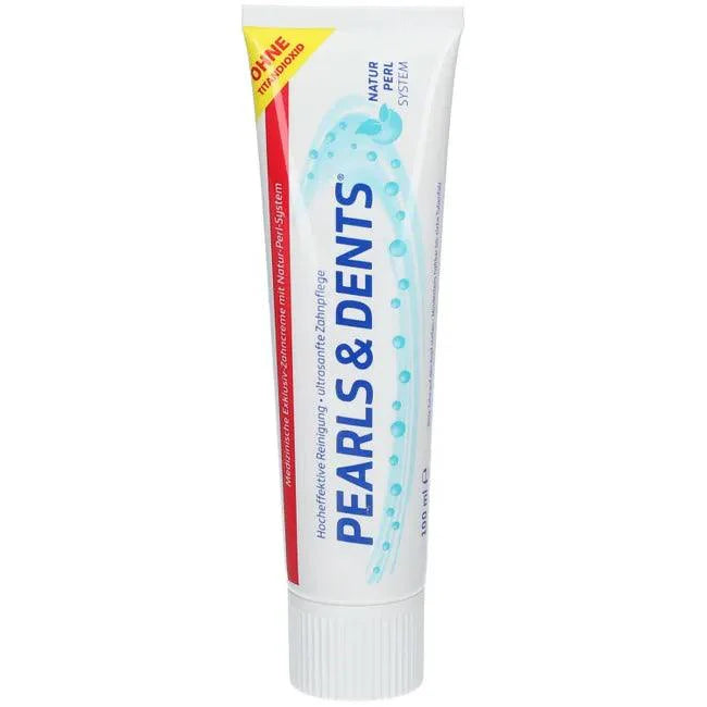 PEARLS & DENTS exclusive toothpaste without titanium dioxide UK