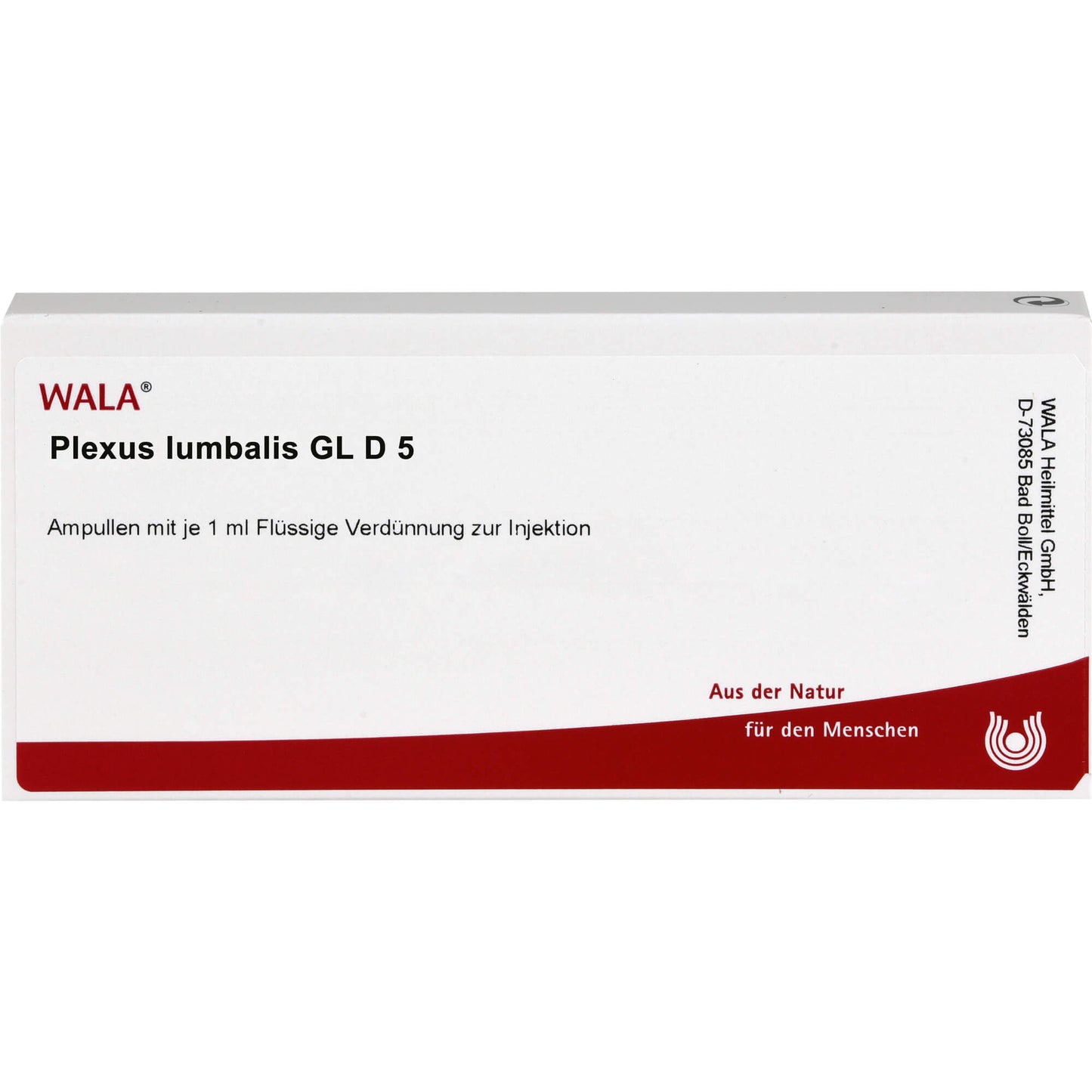 PLEXUS LUMBALIS GL D 5 ampoules