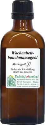 POSTPARTUM BELLY MASSAGE OIL