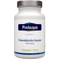 Proteolytic enzymes, Pancreatin, Papain, Bromelain, PROLEZYM gastro-resistant capsules