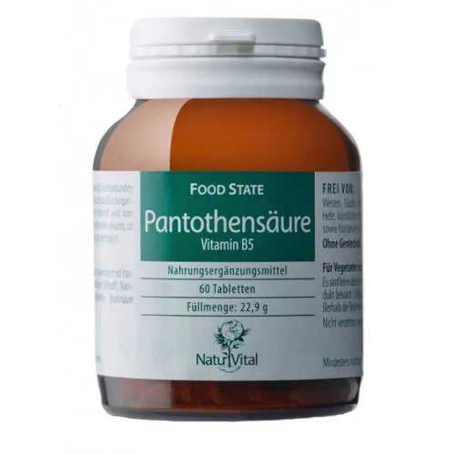 Pantothenic acid, Vitamin B5 100 mg