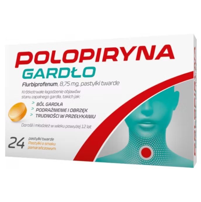 Polopiryna Throat 8.75 mg 24 lozenges