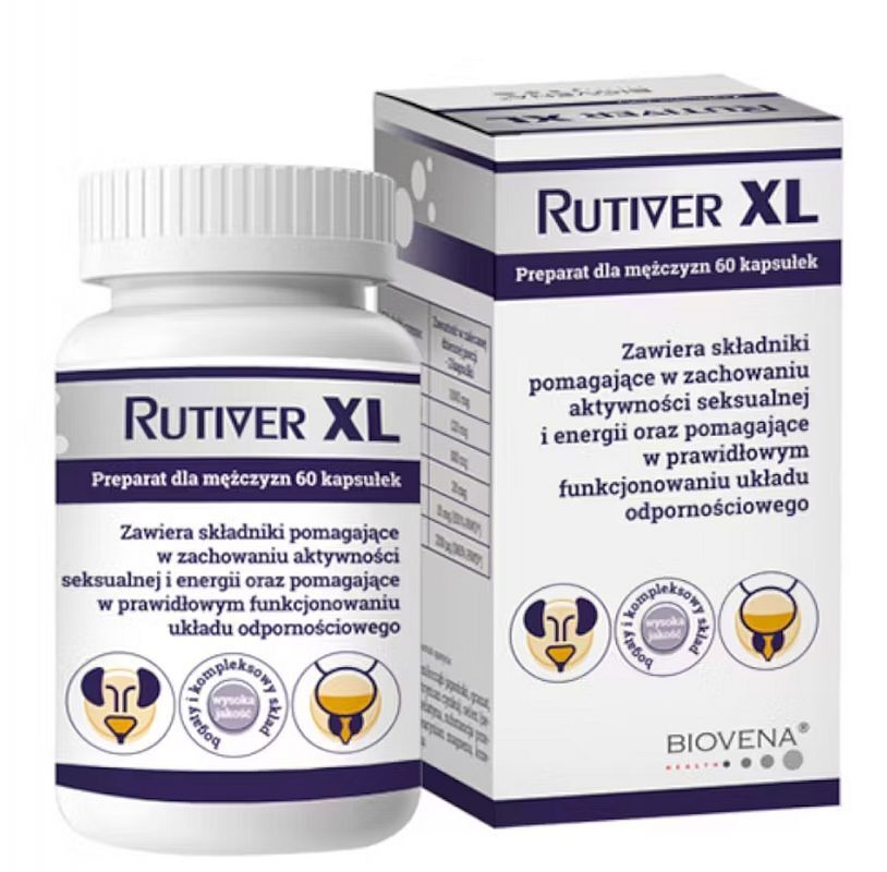 Pomegranate, lycopene, selenium, maca, and ginkgo biloba, Rutiver XL