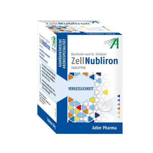 Poor concentration, increasing forgetfulness and apathy, Zell Nubliron tablets