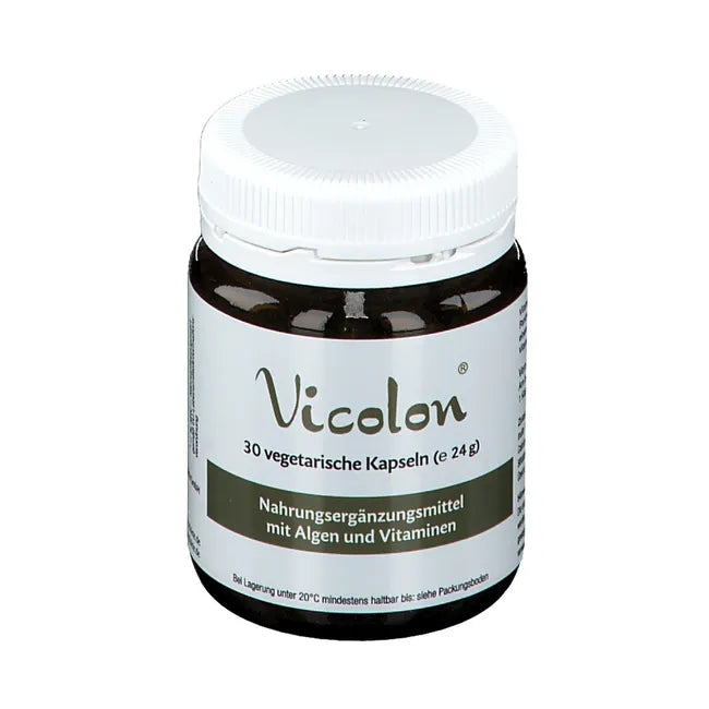 Probiotics, algae, inulin and vitamins, VICOLON capsules