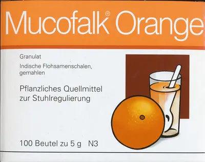 Psyllium husk powder, MUCOFALK Orange Graules sachets