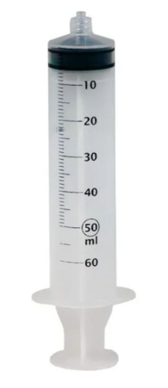 ROMED 60 ml three-piece syringe with catheter tip 1 piece