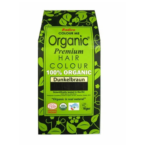 Radico Organic Hair Color Dark Brown 100 g