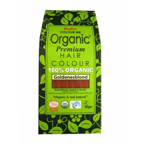Radico Organic Hair Color Golden Blonde 100 g