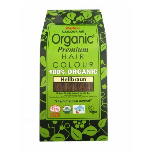 Radico Organic Hair Color Light Brown 100 g
