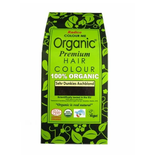 Radico Organic Hair Colour Very Dark Ash Blonde 100 g