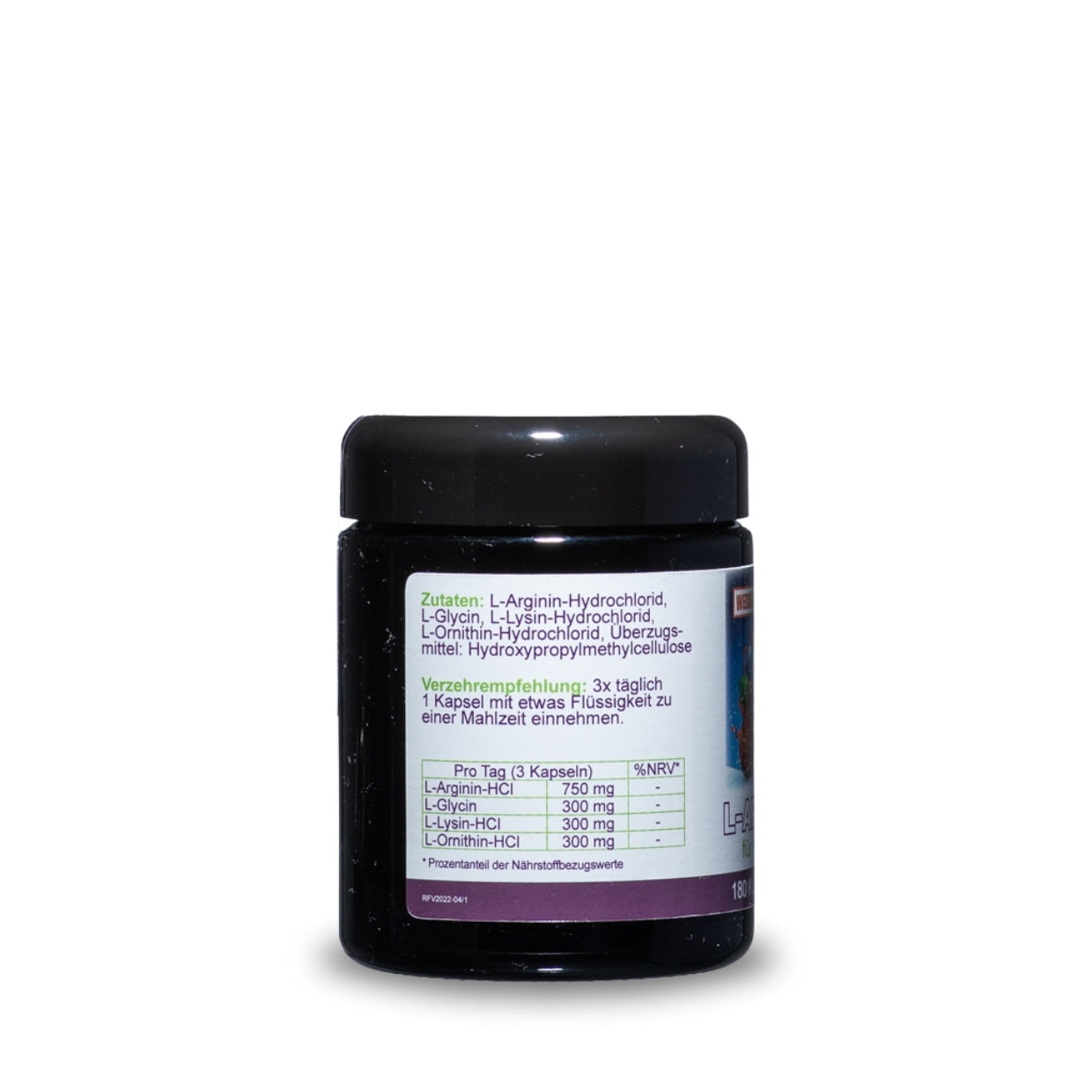 Robert Franz L-Arginine for humans 180 tablets