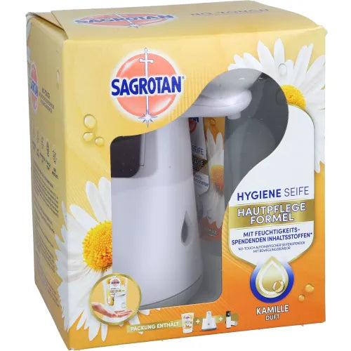 SAGROTAN No-Touch Starter Set Chamomile Fragrance 1 pc