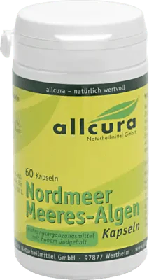 SEAWEED Capsules North Sea, iodine, Brown algae, Ascophyllum nodosum UK