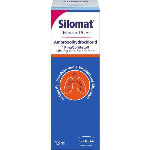 SILOMAT cough solver Ambroxol 10mg spray solution for one 13ml