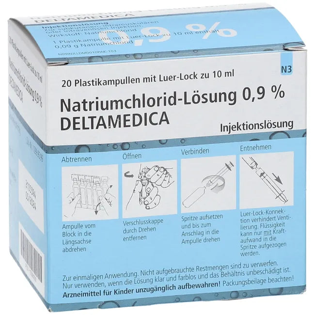SODIUM CHLORIDE solution 0.9% Deltamedica Luer-Lo Pl.