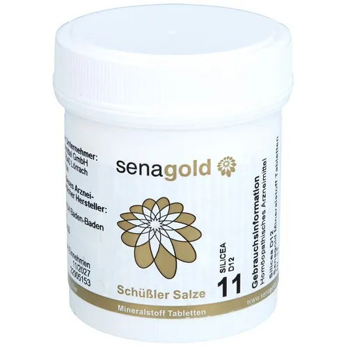 Schüssler Salt No. 11 Silicea D 12 (BIOCHEMIE Senagold)