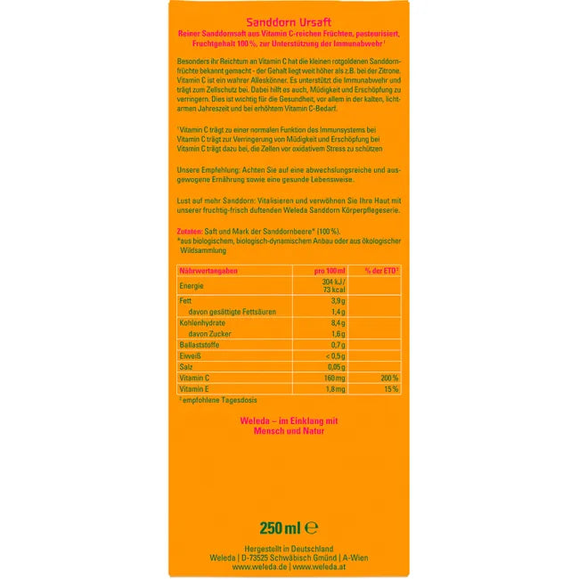 Sea Buckthorn Juice UK